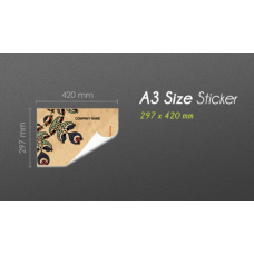 A3 Size Stickers