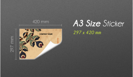 A3 Size Stickers A3 Size Stickers