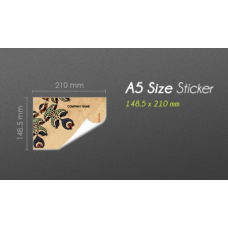 A5 Size Stickers