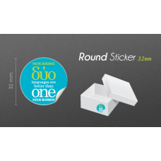 32mm Round Product Label