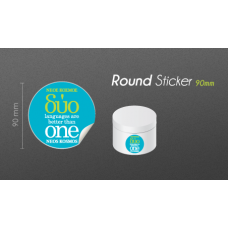 90mm Round Product Label